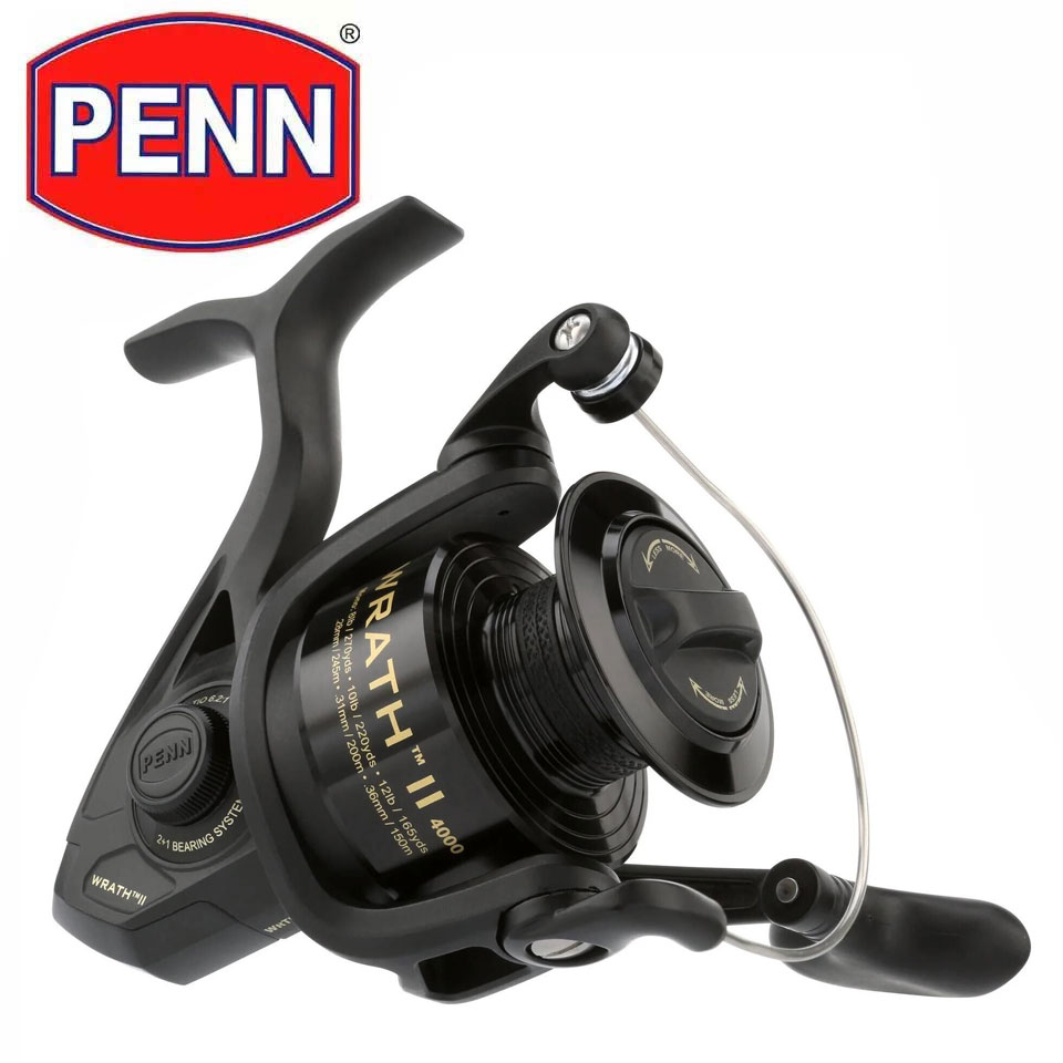 Penn Reel Fierce - PENN WRATH II スピニングリール 2500-8000 軽量耐腐食ボディ