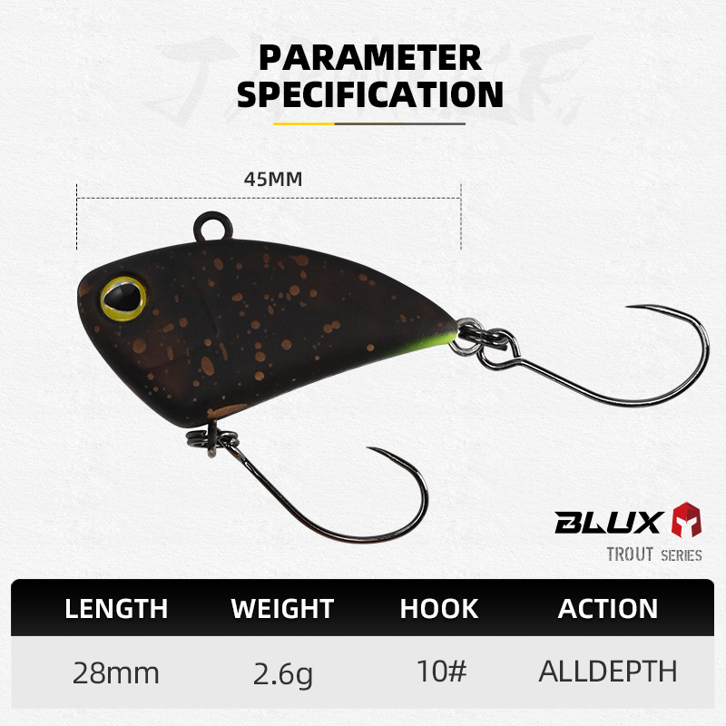 BLUX タップダンサー 28 ミリメートル 2.6 グラム - Fishing Lure Crankbait のレビューと価格