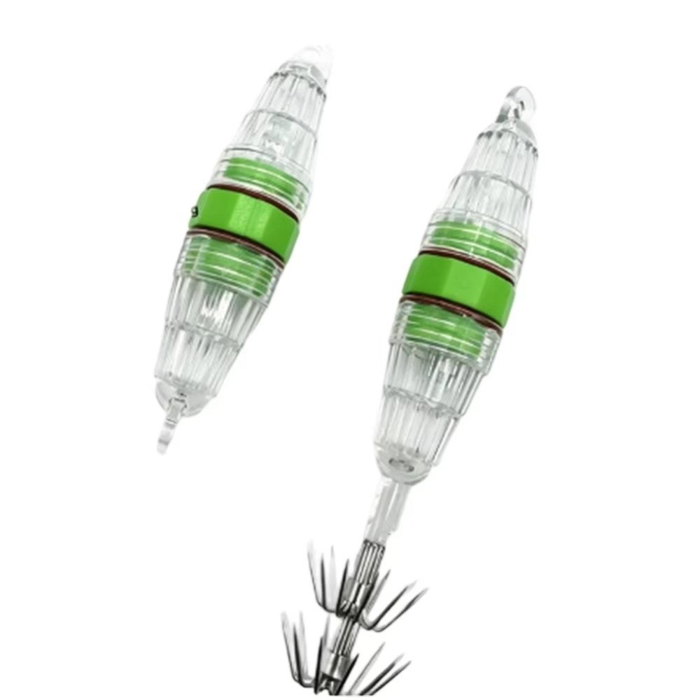 長さ10cm LED釣り用ライト 重量8g イカ針デザイン  - Fishing Lure Making Kit のレビューと価格