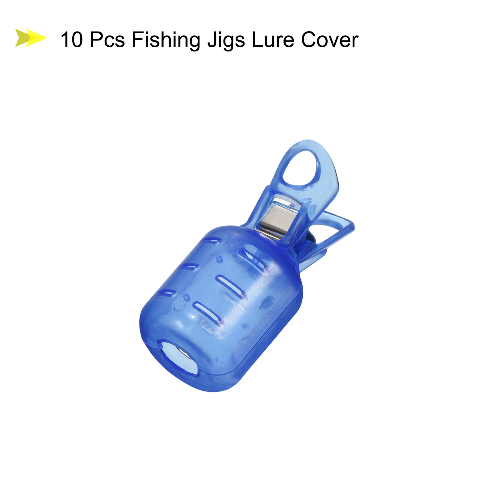 10 個小型イカジグフックプロテクターケース釣りフックカバー - Fishing Lure Making Kit のレビューと価格