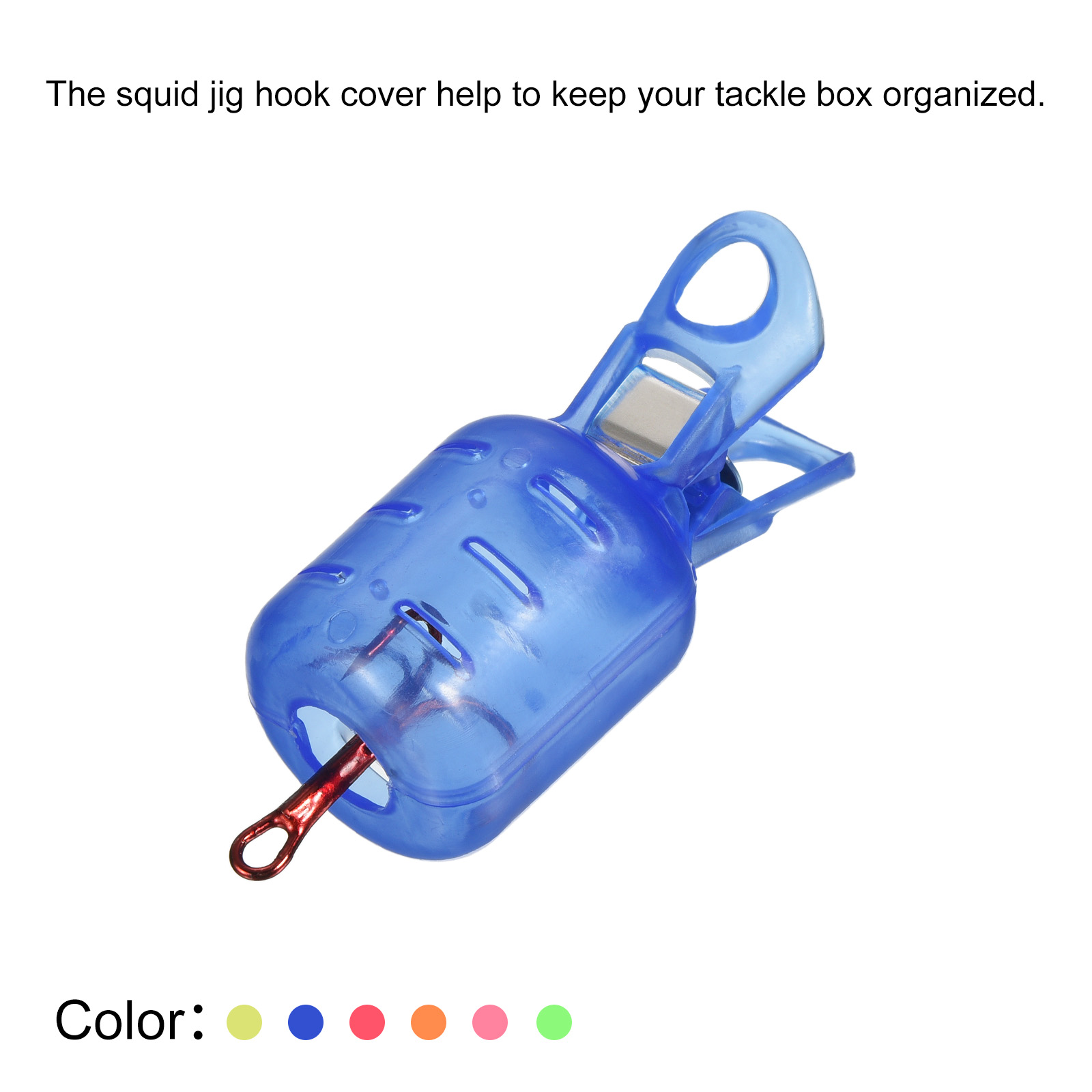 10 個小型イカジグフックプロテクターケース釣りフックカバー - Fishing Lure Making Kit のレビューと価格