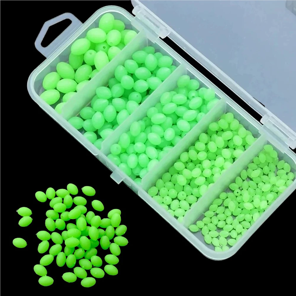 375 ピース/セット夜間発光釣りハードビーズソフトワームグ - Fishing Lure Soft Plastic のレビューと価格