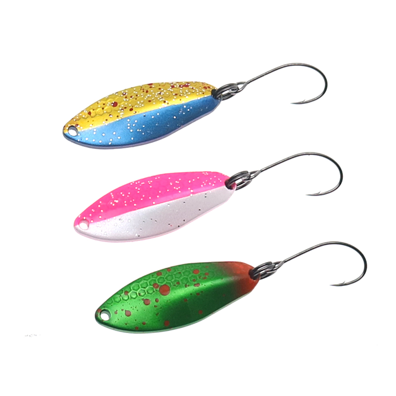 トラウトスプーン 2g 2.3g 3.5g メタルベイト フ - Fishing Lure Spoon のレビューと価格