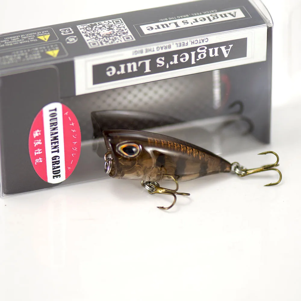 釣り用のリジッドポッパーベイト,ウォブラー,淡水およびバス釣 - Fishing Lure Popper のレビューと価格