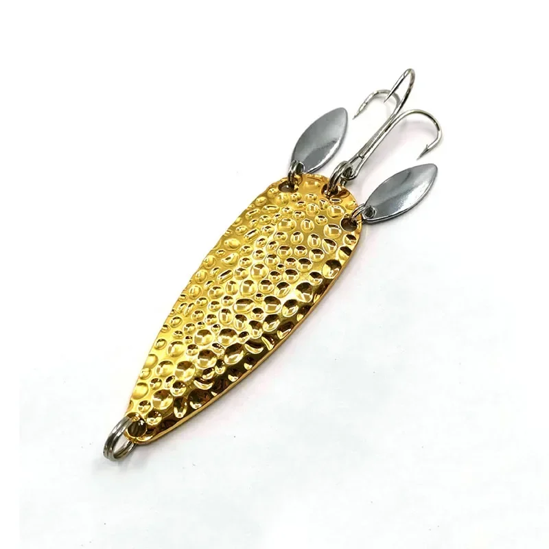 1 個金属スプーンスピナーベイトダブル回転ハード人工餌 10 - Fishing Lure Swimbait のレビューと価格