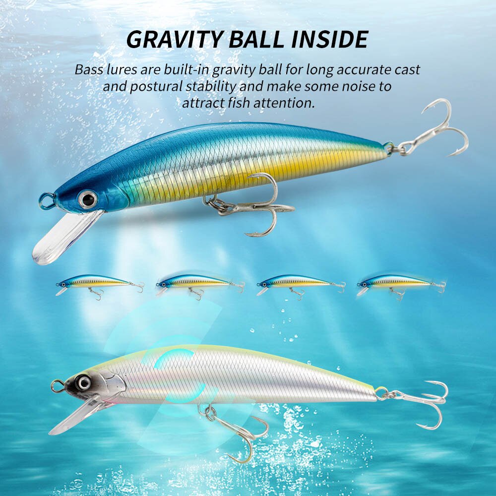 釣りルアー沈下ミノー13cm 15cm 40g 60g重量シ - Fishing Lure Crankbait のレビューと価格