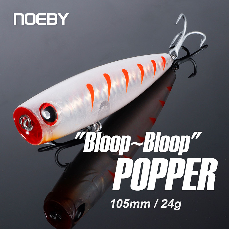 Noeby 105 ミリメートル 24 グラムトップウォータ - Fishing Lure Popper のレビューと価格