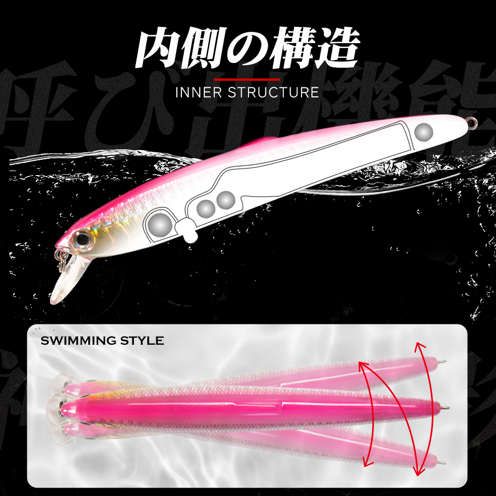 ハントハウス サルナ ミノー ジャークベイト フローティング - Fishing Lure Topwater のレビューと価格